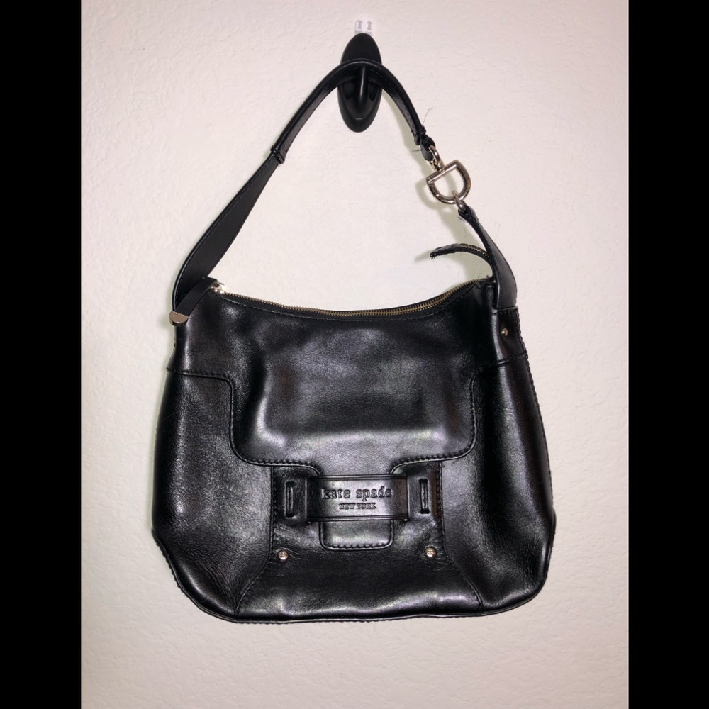 Adorable black leather Kate Spade Purse